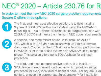 NEC2020 White Paper - Surge Protection